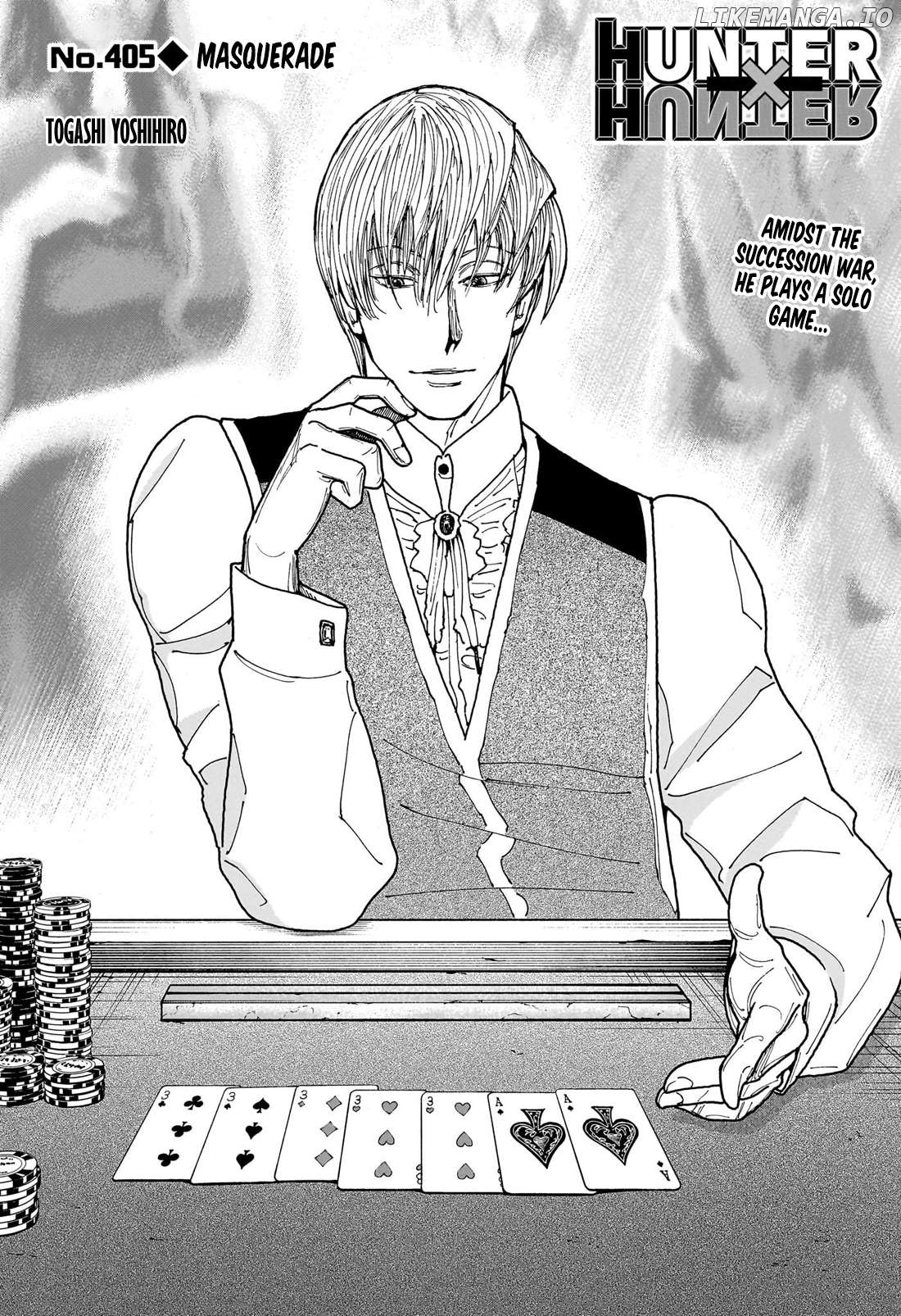 Hunter x Hunter, Chapter 405 image 03